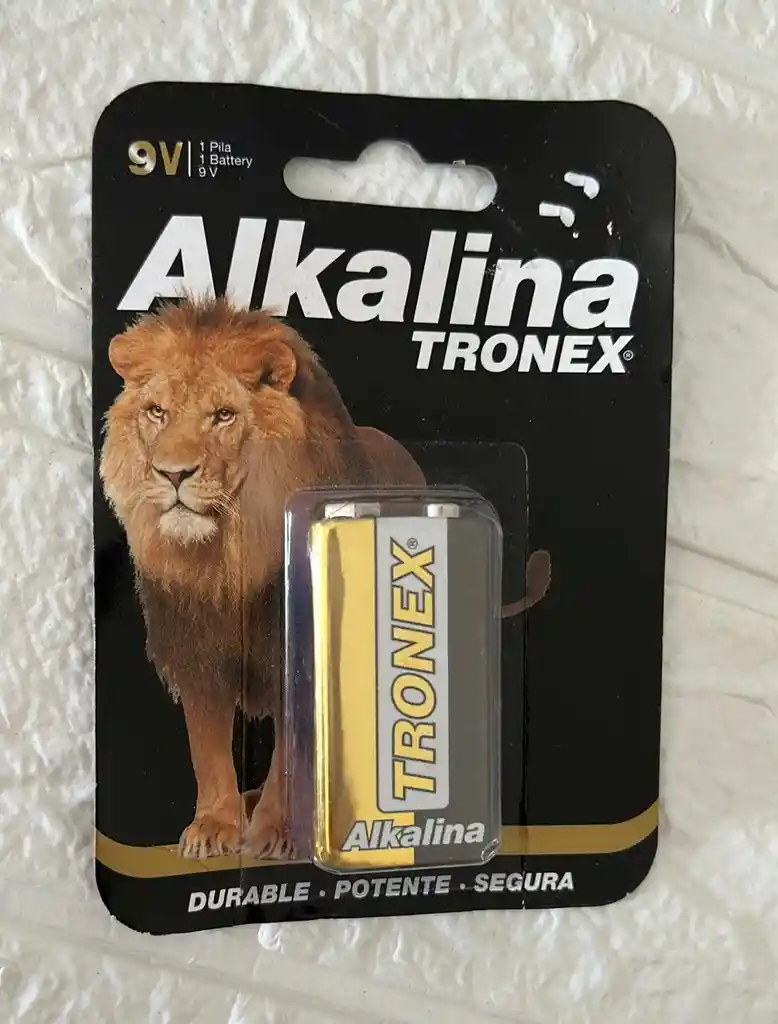 Pila Tronex Alkalina Cuadrada