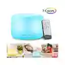 Humidificador Difusor De Aroma Grande 1000ml Con 7 Tonos Luz Led, Blanco Incluye 1 Esencia Hidrosoluble