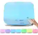 Humidificador Difusor De Aroma Grande 1000ml Con 7 Tonos Luz Led, Blanco Incluye 1 Esencia Hidrosoluble
