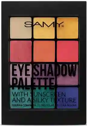 Samy Paleta X 12 Sombras Compactas Tono 07 Samba