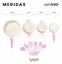 Juego De Ollas Con Tapa Vidrio Esmaltada Con Utensilios 13 Piezas Rosado