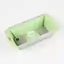 Molde Rectangular Expressions 25x7x14cm Verde Silicona