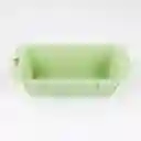 Molde Rectangular Expressions 25x7x14cm Verde Silicona
