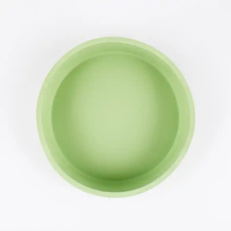 Molde Redondo Expressions 24x25x6cm Verde Silicona