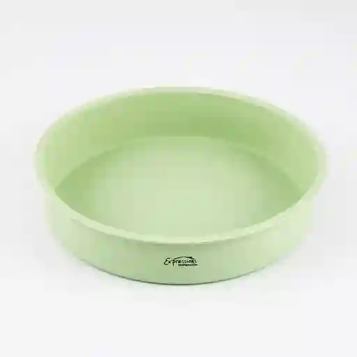 Molde Redondo Expressions 24x25x6cm Verde Silicona