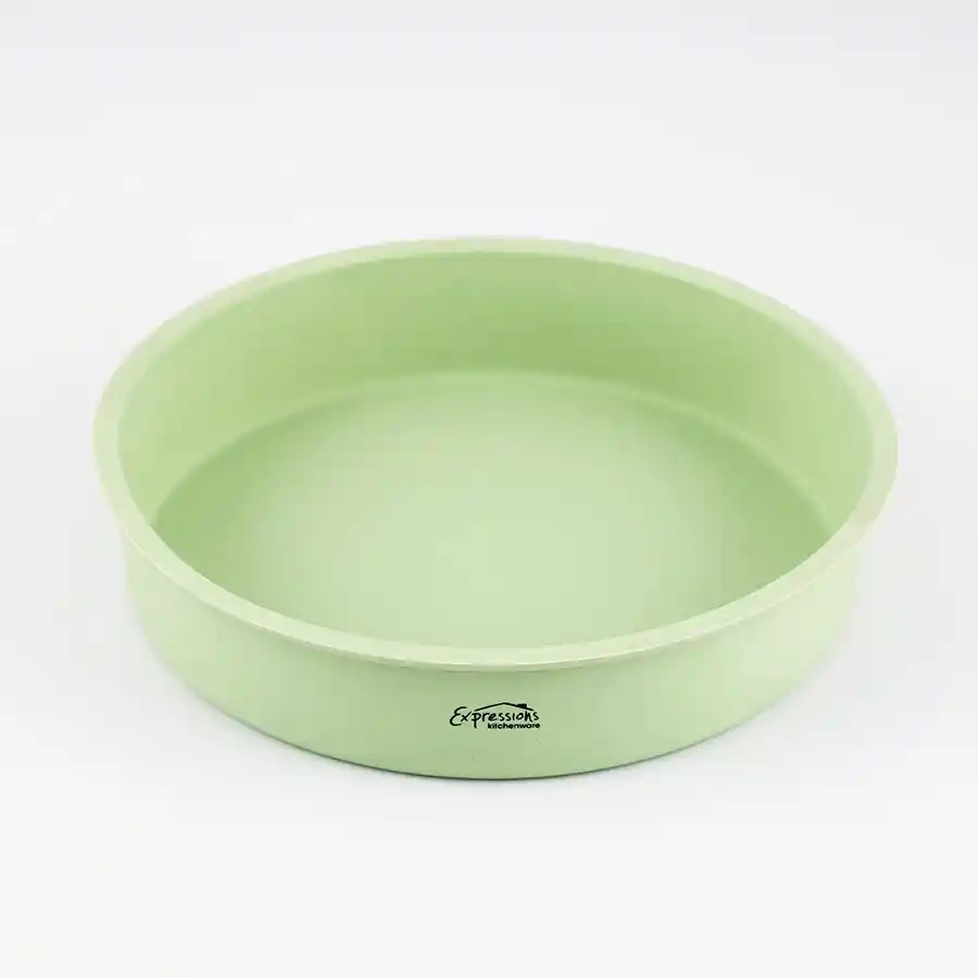 Molde Redondo Expressions 24x25x6cm Verde Silicona