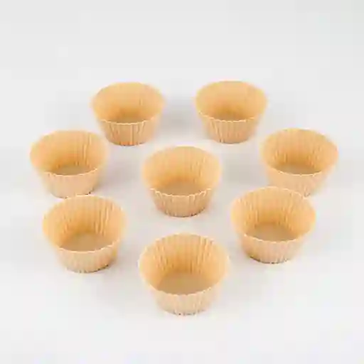 Capacillos Expressions 7.03 Cm Beige 8 Und Silicona