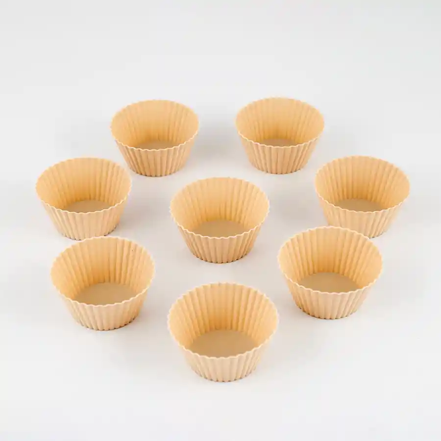 Capacillos Expressions 7.03 Cm Beige 8 Und Silicona