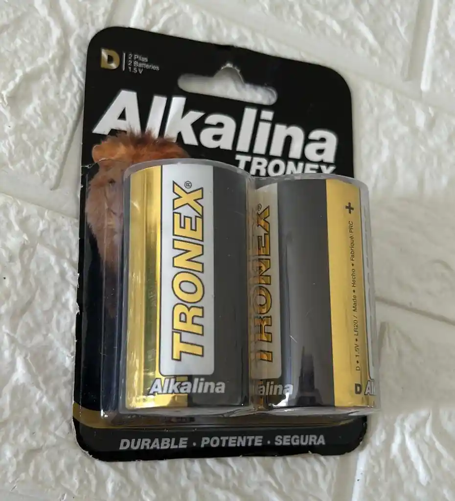 Pila Tronex Alkalina D X2 Unidades