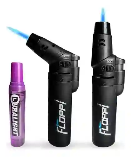 Flameador Encendedor Llama Graduable Soplete Con Recarga Camping Asados Multifuncional Floppi