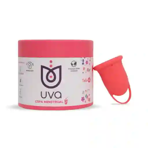 Copa Menstrual Uva 2 Talla A Salmón
