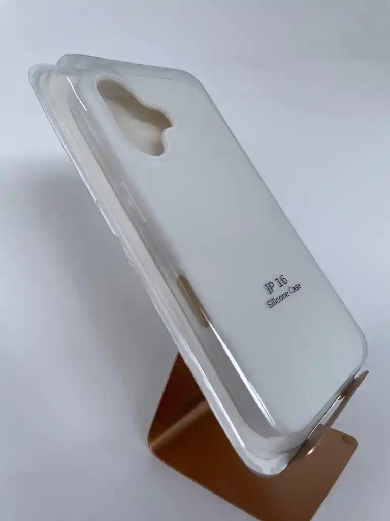 Silicon Case Iphone 16 Blanco