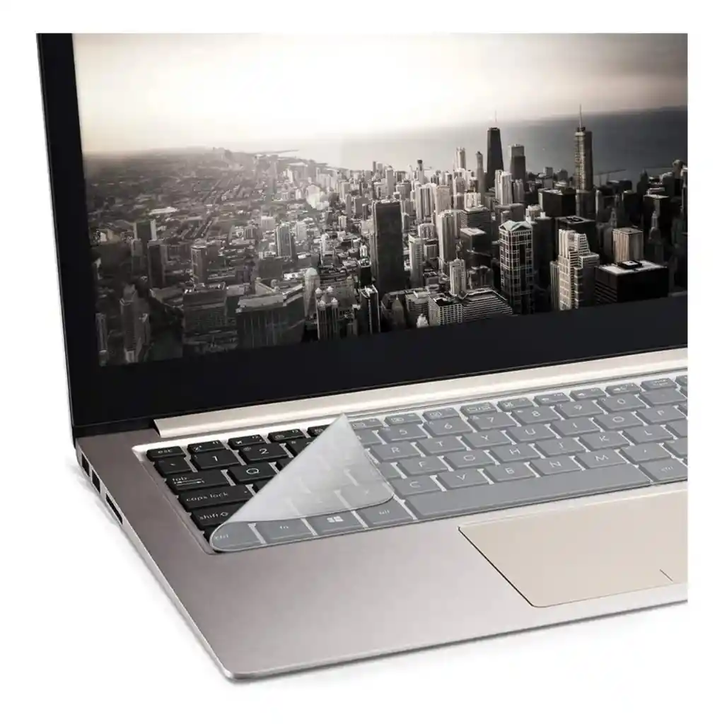 Protector De Teclado Para Portátil 14”–15” | Silicona Transparente, Flexible Y Resistente