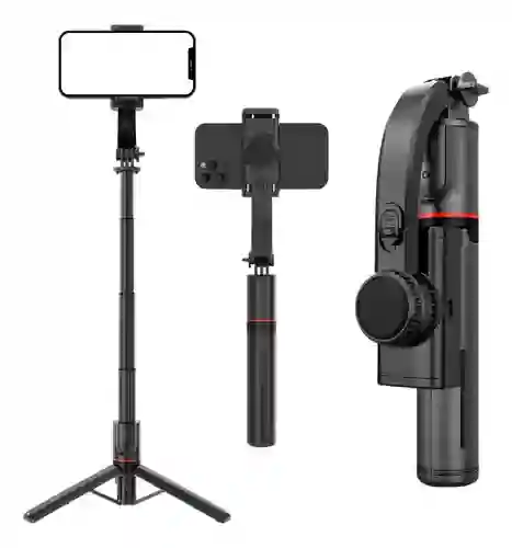 Estabilizador Gymbal Tripode Selfie Todo En 1 Aluminio Con Bluetooth L19 Profesional