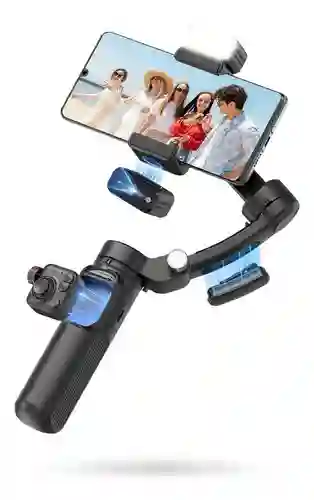 Gymbal Estabilizador Con Ai Seguimiento Luz Con 3 Ejes Robotico Bluetooth Microfono Tokoy Pro