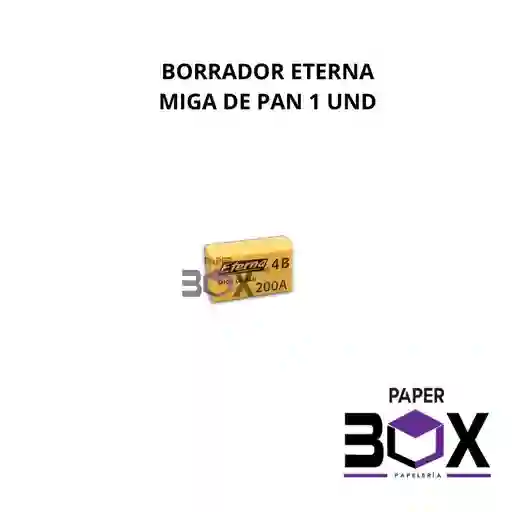 Borrador Eterna Miga De Pan 1 Und