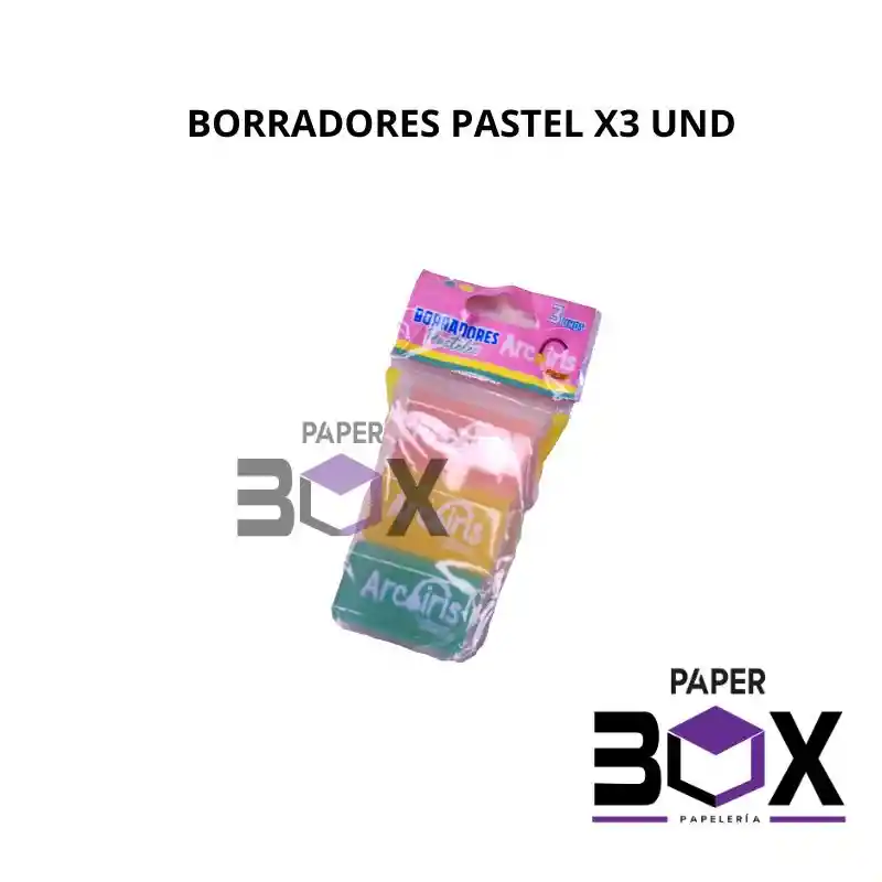Borradores Pastel X3 Und