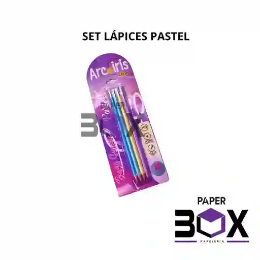 Set Lápices Pastel X4