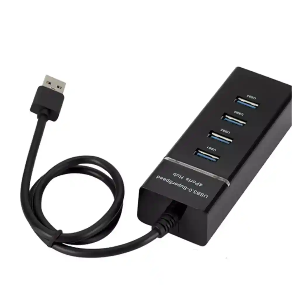 Hub Usb 4 Puertos 3.0 Bc-14 | Conecta Más, Transfiere Rápido