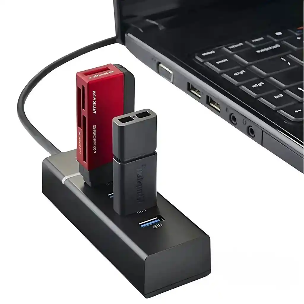 Hub Usb 4 Puertos 3.0 Bc-14 | Conecta Más, Transfiere Rápido