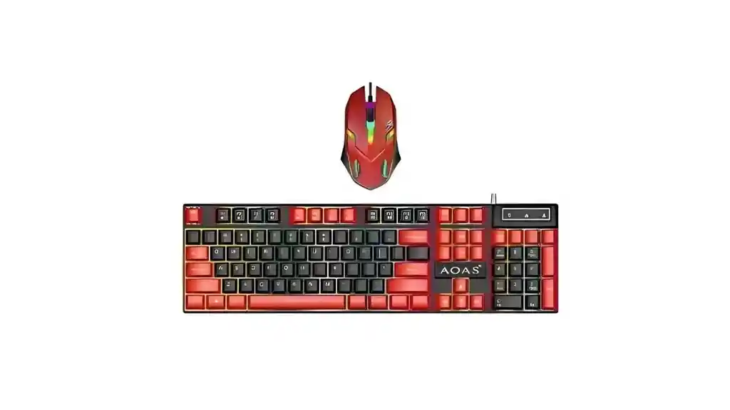 Combo Gamer Teclado + Mouse Alambrico Rgb Gaming