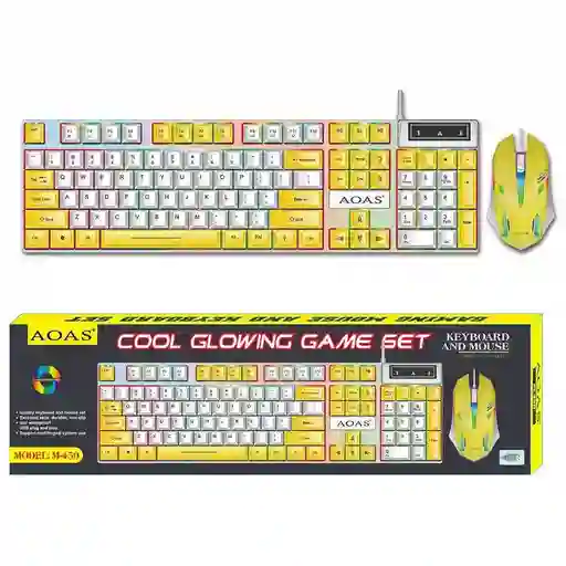 Combo Gamer Teclado + Mouse Alambrico Rgb Gaming