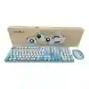 Combo Teclado Y Mouse Inalambrico Wb216 Redondo