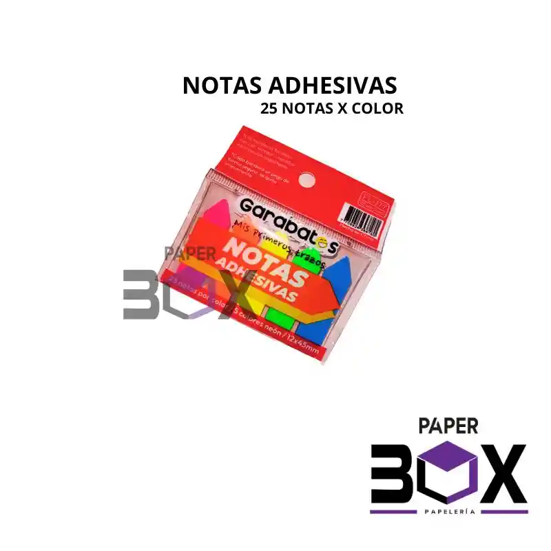 Notas Adhesivas 25 Notas X Color