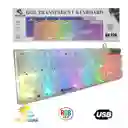 Teclado Transparente Gaming Rgb T20
