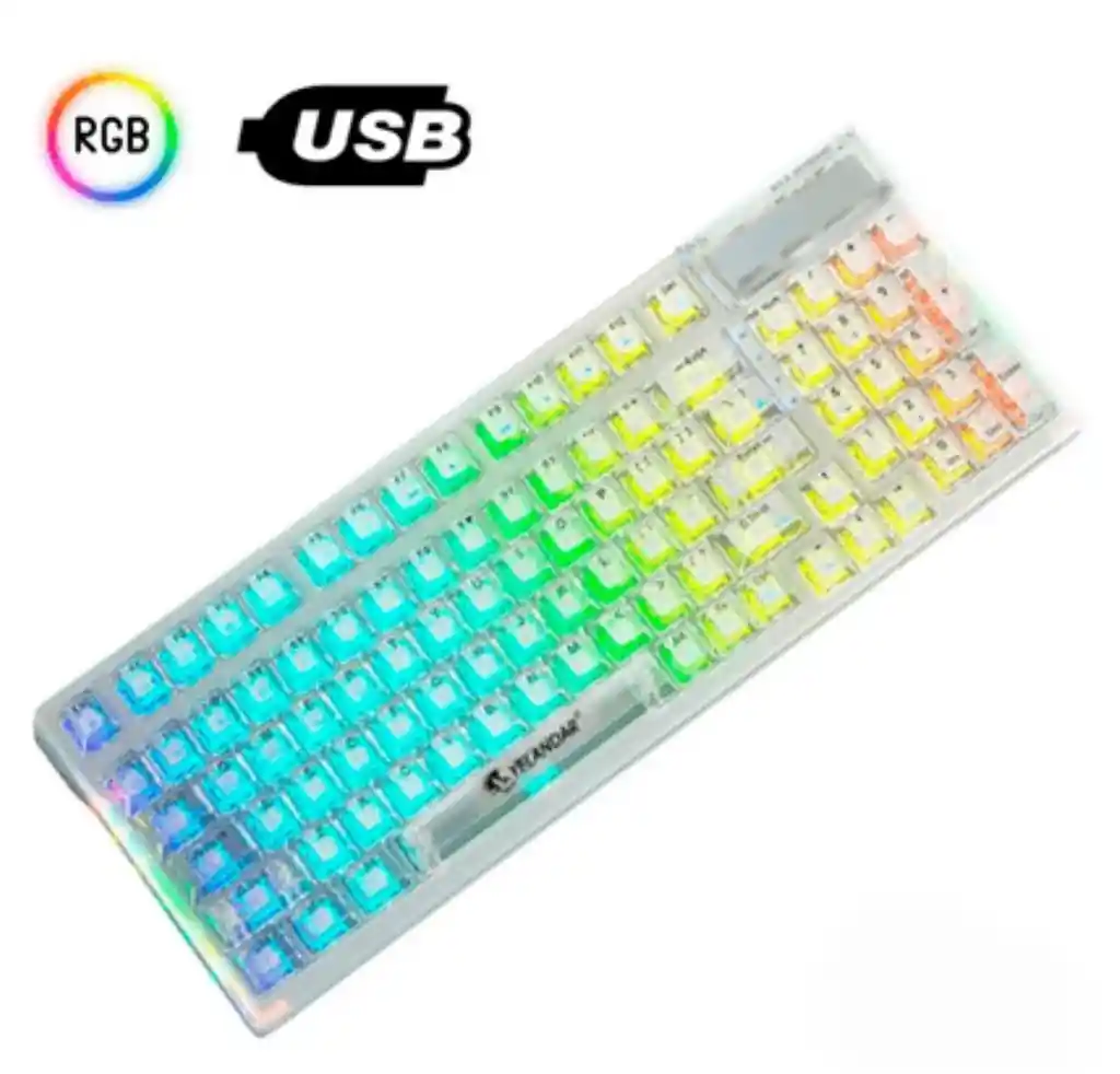 Teclado Transparente Gaming Rgb T20