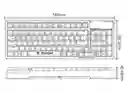Teclado Transparente Gaming Rgb T20