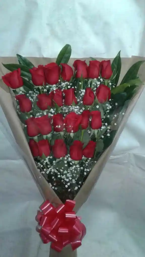 Bouquet/24 Rosas Rojas