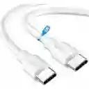 Cable Reforzado Tipo C A Tipo C | Cab252n – 1m | Rápido, Resistente Y Seguro