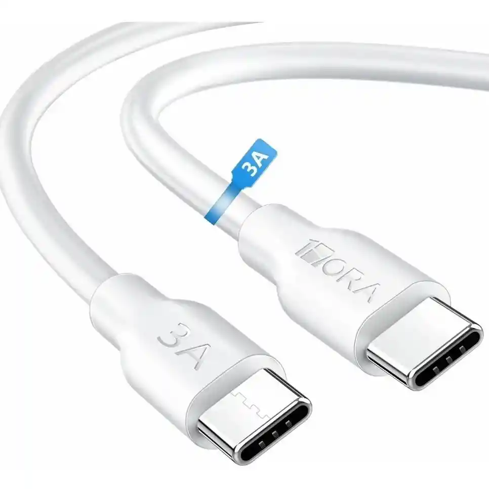 Cable Reforzado Tipo C A Tipo C | Cab252n – 1m | Rápido, Resistente Y Seguro