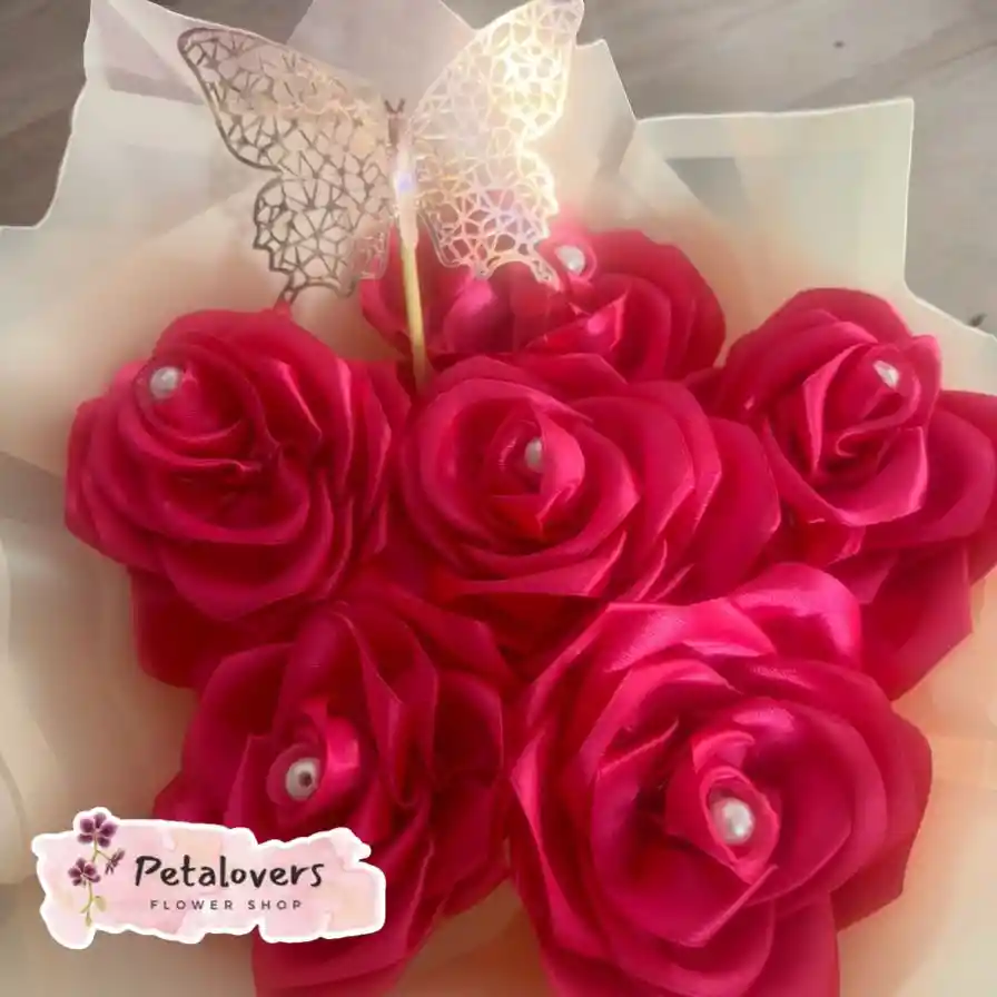 Flores Eternas Fucsia