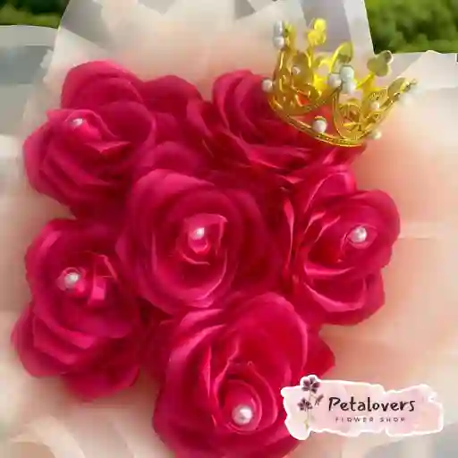Flores Eternas Reina Fucsia