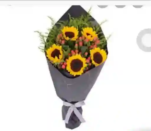 Bouquet/5 Girasoles