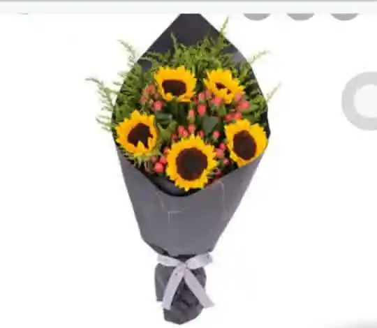 Bouquet/5 Girasoles