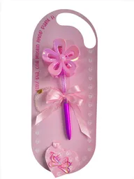 Regalo Amor Y Amistad Flor De Perincesa Con Pinzas Hawaiana Esfero Y Aretes En Resina