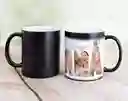 Mug Magico Termico Negro 11 Onzas Para Sublimacion