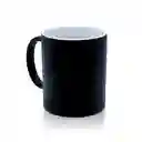 Mug Magico Termico Negro 11 Onzas Para Sublimacion