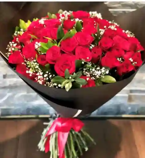 Bouquet De 48 Rosas Rojas