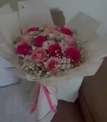 Bouquet/12rosas/bicolor