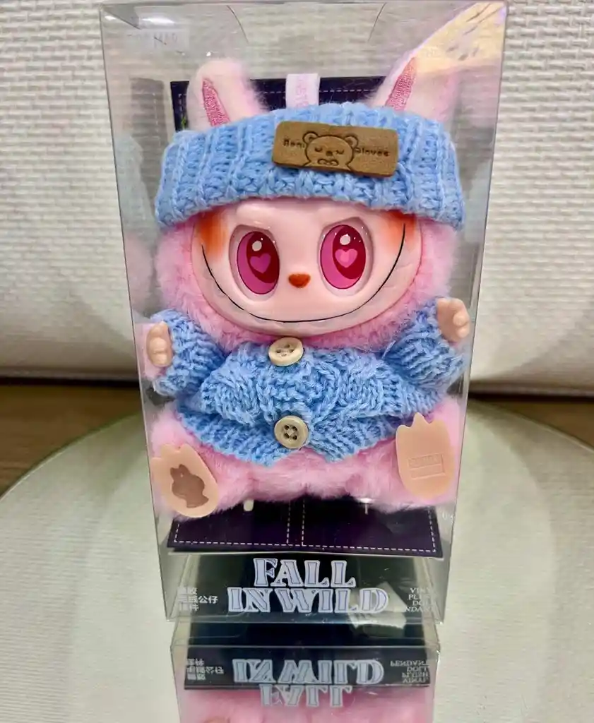 Labubu Monster Otoño Fall In Wild Llavero Coleccion