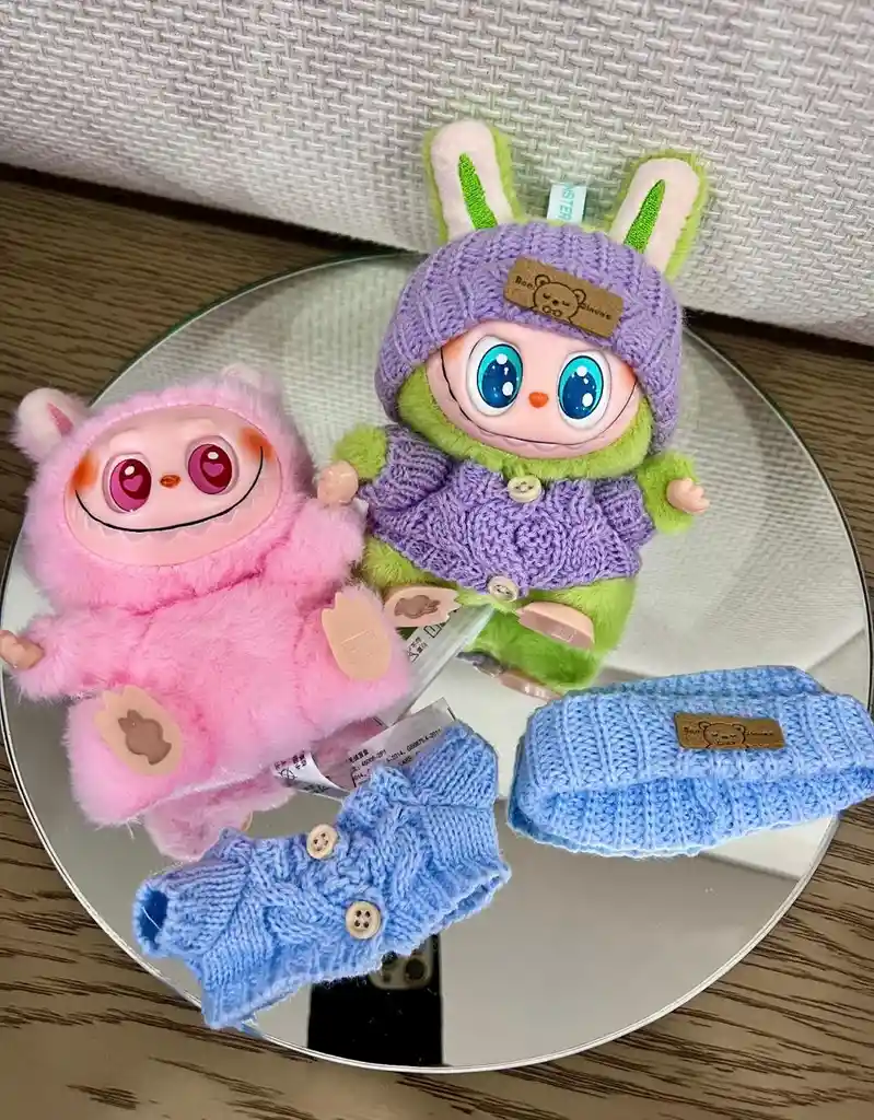 Labubu Monster Otoño Fall In Wild Llavero Coleccion