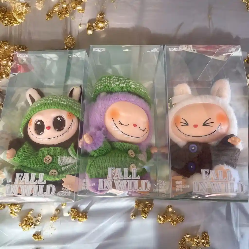 Labubu Monster Otoño Fall In Wild Llavero Coleccion