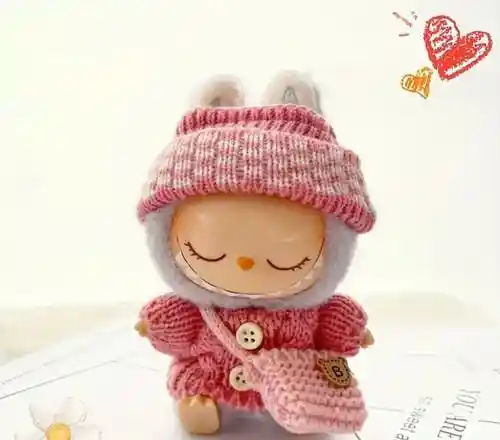 Labubu Monster Otoño Fall In Wild Llavero Coleccion