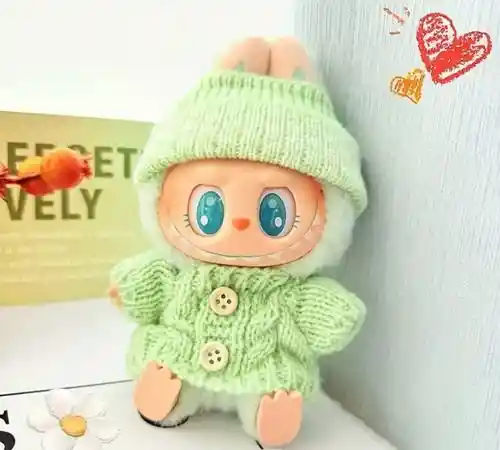 Labubu Monster Otoño Fall In Wild Llavero Coleccion