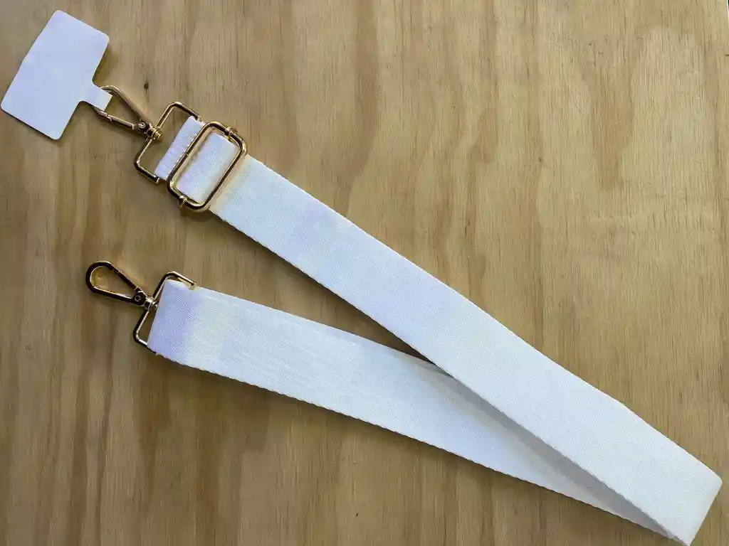 Strap Para Celular Y Bolsos Blanco