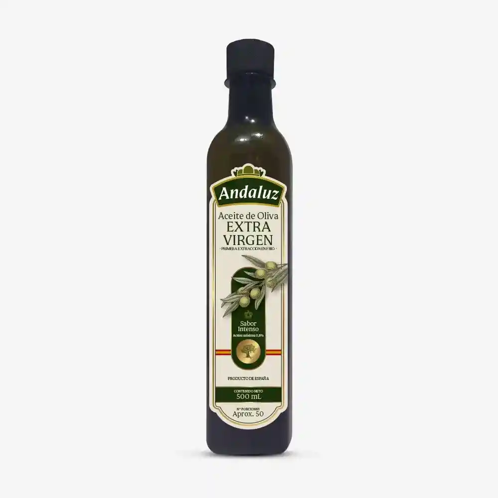 Aceite De Oliva Extra Virgen - Andaluz 500 Ml